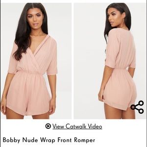 NWT Bobby Nude Romper